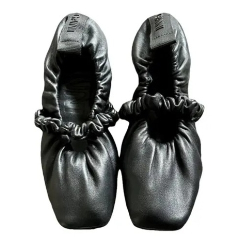 Ganni SCRUNCHIE Ballet Flats